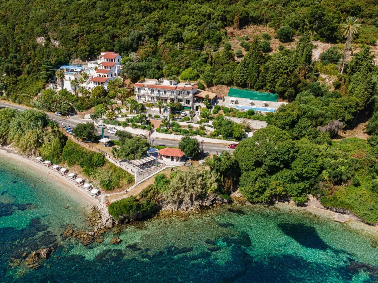 Grecja Korfu Agios Ioannis Peristeron AURORA BEACH HOTEL CORFU