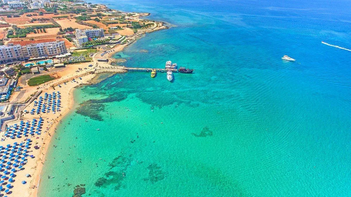 Cypr Ayia Napa Protaras Constantinos The Great Beach