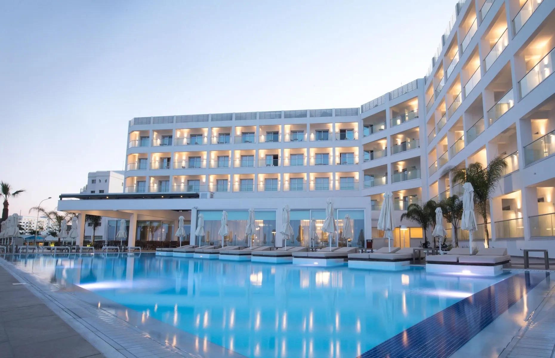 Cypr Ayia Napa Protaras Evalena Beach Hotel