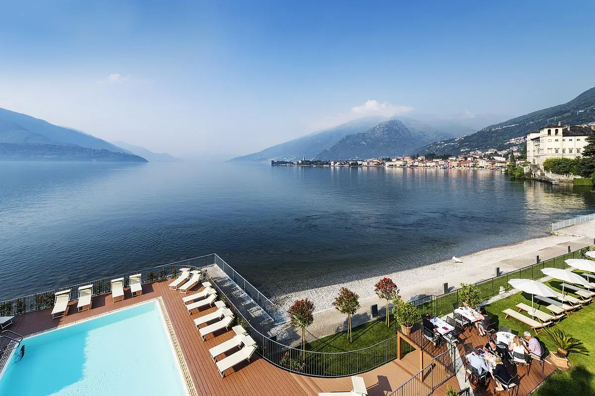 Włochy Jezioro Como Gravedona Hotel Regina