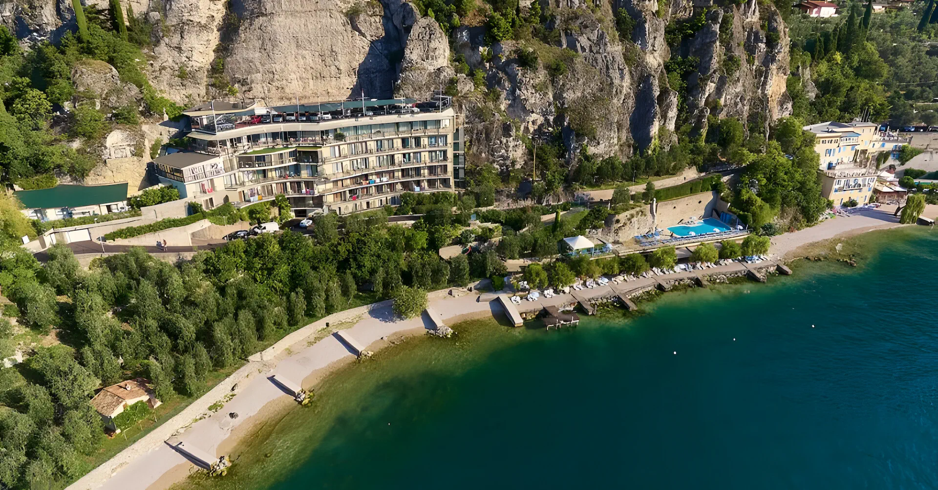 Włochy Jezioro Garda Limone sul Garda Astor Hotel