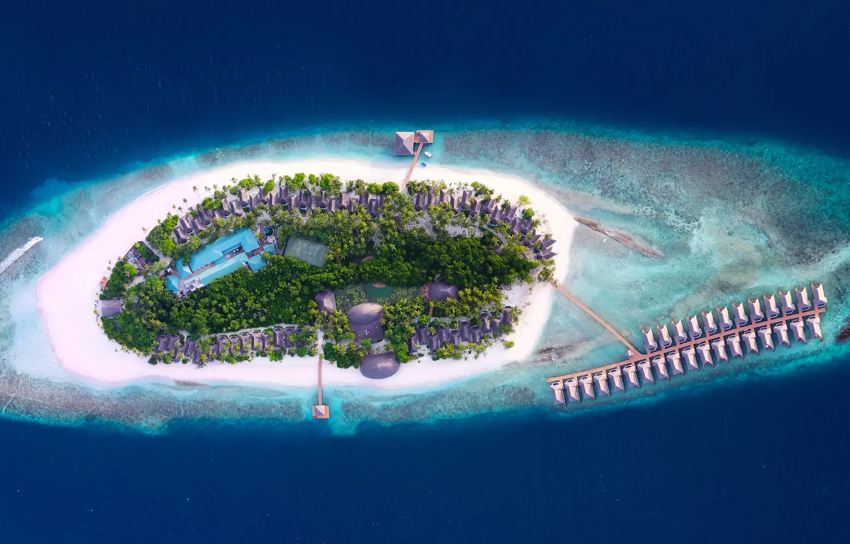 Malediwy Baa Atol Hirundhoo Dreamland Maldives - The Unique Sea & Lake Resort Spa