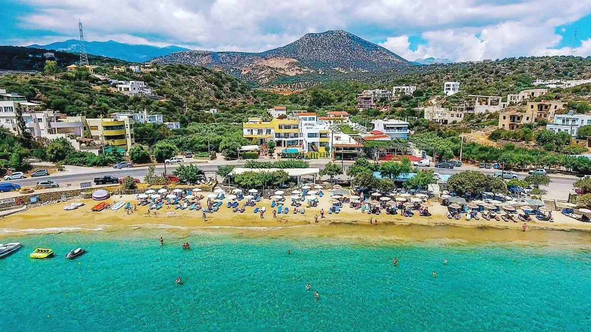 Grecja Kreta Wschodnia Ammoudara Faedra Beach Agios Nikolaos