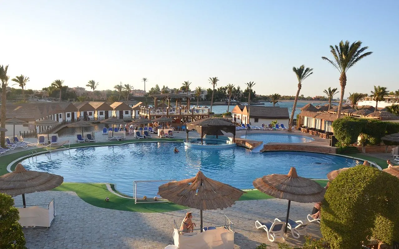 Egipt Hurghada Al-Dżuna Panorama Bungalow El Gouna