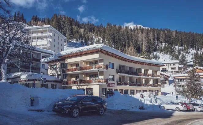 Szwajcaria Gryzonia Davos Hotel Strela