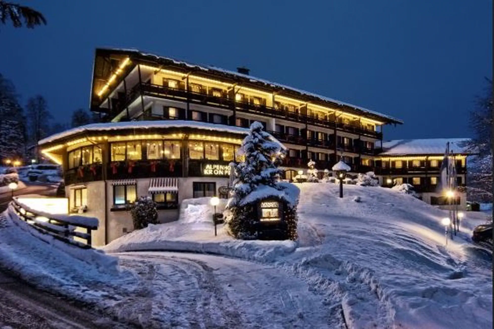 Niemcy Alpy Bawarskie Berchtesgaden Alpenhotel Kronprinz
