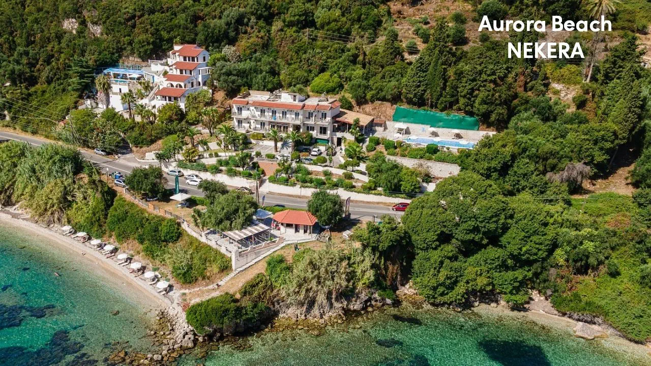 Grecja Korfu Agios Ioannis Peristeron Aurora Beach Hotel Corfu