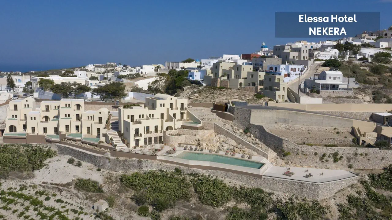 Grecja Santorini Pyrgos Kallistis Elessa Hotel