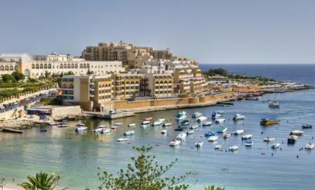 Malta Wyspa Malta St. Julian`s Marina Hotel Corinthia Beach Resort