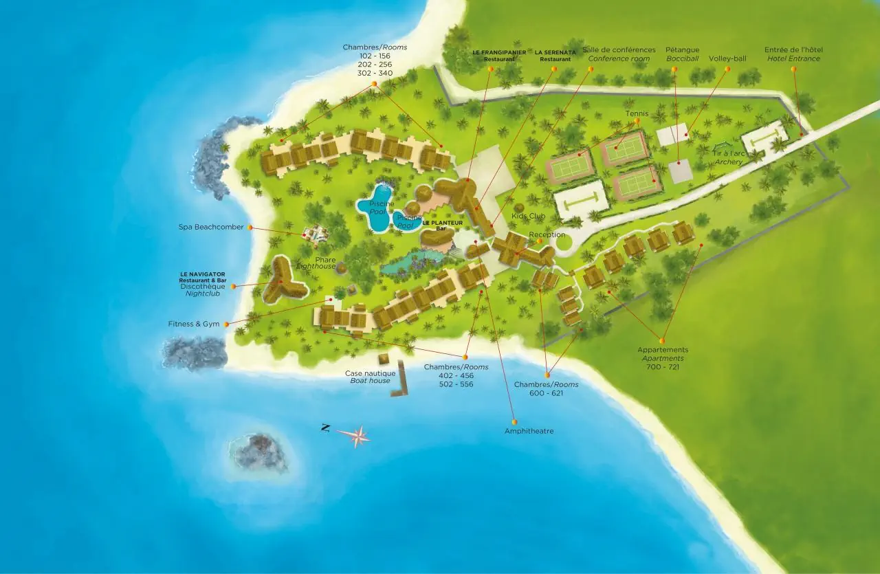 HOTEL Canonnier Beachcomber Golf Resort & SPA