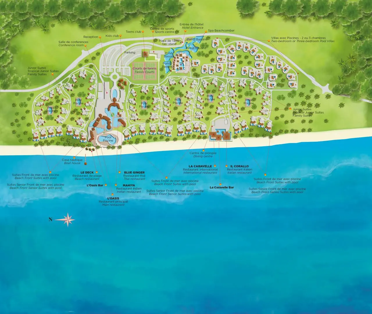 Trou Aux Biches Beachcomber Golf Resort & Spa - zdjęcie 34