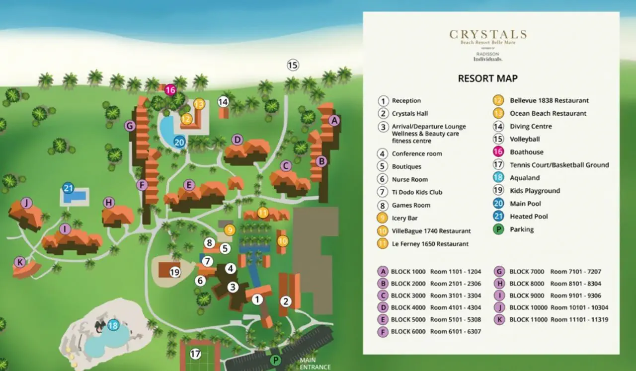 HOTEL Crystals Beach Resort Belle Mare - by Radisson