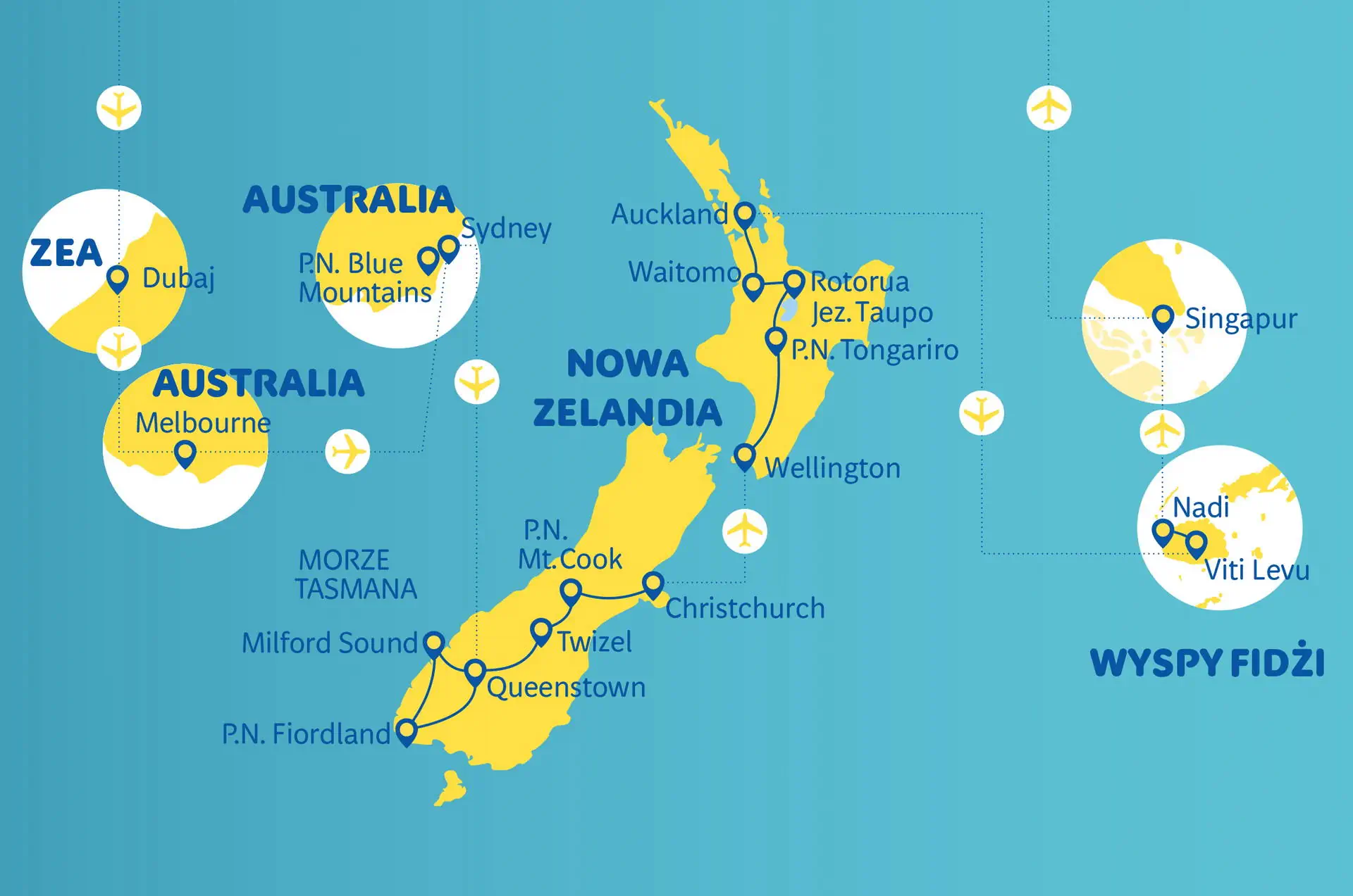 Australia, N. Zelandia i Fidżi- Pocztówka z końca  - zdjęcie 43
