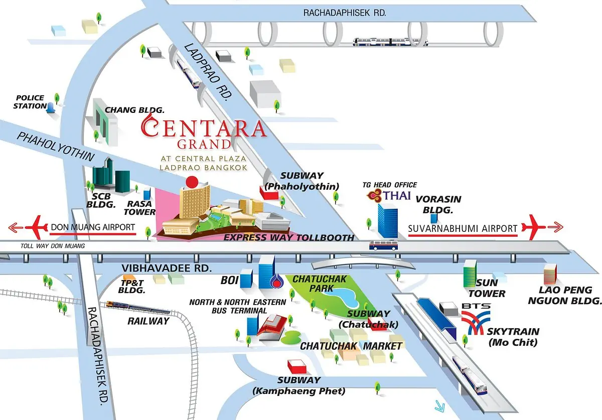 Centara Grand at Central Plaza Ladprao Bangkok - zdjęcie 6